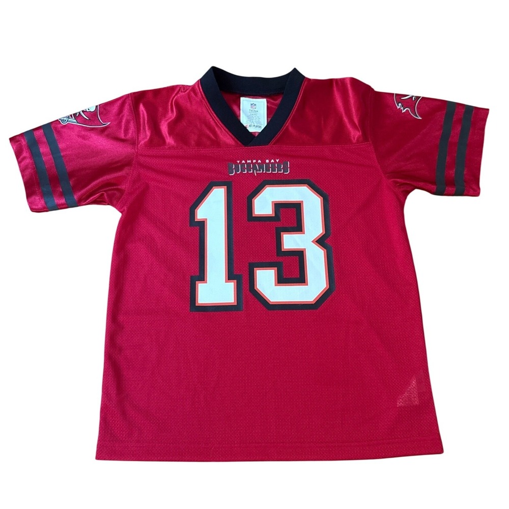 NFL Team Apparel Tampa Bay Buccaneers Mike Evans Jersey Kids Red Large 12/14